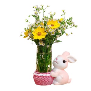 Juego de Jarrones de Resina con Diseño de Muñecos de Dibujos Animados, Lindos Porta Plantas Acuáticas para Parejas, Decoración para el Hogar y la Oficina, Regalo para Niños y Adultos - Product Image 5