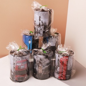 1PC sáng tạo tinplate xi lanh con heo đất ngân hàng <span class=keywords><strong>Euro</strong></span> đô la hình ảnh hộp hộ gia đình tiết kiệm tiền hộp trang trí nhà tiền hộp - Product Image 2