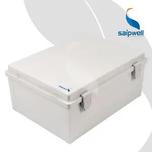 SAIPWELL IP66 ABS plastik menteşeli elektrik dağıtım kutusu SP-MG-253615 250*360*150mm