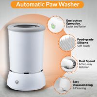 Coupe de nettoyage de pattes de chien automatique directe d'usine-Silicone de qualité alimentaire et nettoyage à un bouton pour la maison et les voyages