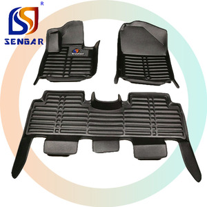 Usine de tapis de sol de voiture en Chine vend des tapis de voiture en cuir 5D de haute qualité <span class=keywords><strong>Tesla</strong></span> Model 3 - Product Image 2