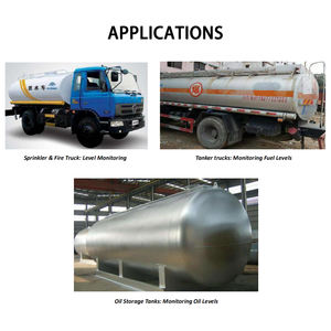 GPRS Ultraschall-Flüssigkeits stands ensor für <span class=keywords><strong>Diesel</strong></span> kraftstoff Wasser Ölspeicher-Tankwagen High-Tech-Füllstand messgeräte - Product Image 5
