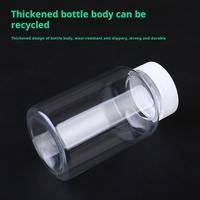Bouteille de capsule de laboratoire en plastique PET transparent de 150ml emballage médical à large ouverture échantillons de pilules pharmaceutiques scellage liquide