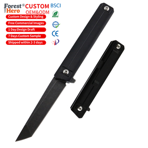 Couteaux de survie en plein air à lame en acier D2 de haute qualité <span class=keywords><strong>Couteau</strong></span> de poche de chasse pliant D2 - Product Image 1