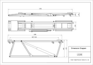 נייד 2.5t פוסט הידראולי אוטומטי lifter מיני מכונת מספריים לתיקון רכב מהיר תיקון רכב - Product Image 6