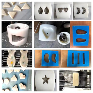 Máquina Automática para Prensar Hamburguesas, Nuggets <span class=keywords><strong>de</strong></span> Pollo, Carne <span class=keywords><strong>de</strong></span> Res, Cerdo y Patatas, Máquina para Hacer Pasteles <span class=keywords><strong>de</strong></span> Carne - Product Image 4