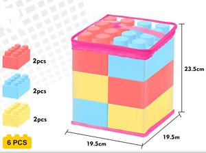 Bloques de Construcción Grandes al por Mayor, 6 Piezas, Juguetes Educativos Creativos para Niños de 5, 6 y 7 Años - Product Image 2
