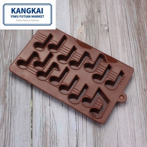 Venta Directa <span class=keywords><strong>de</strong></span> Fábrica, Calidad FDA, Molde <span class=keywords><strong>de</strong></span> Goma para <span class=keywords><strong>Chocolate</strong></span> y Cubitos <span class=keywords><strong>de</strong></span> Hielo <span class=keywords><strong>de</strong></span> 12 Piezas, Apto para Horno, para Repostería DIY - Product Image 2