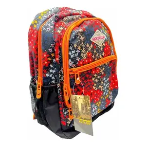 Nicksclub M10 Fashionable Waterproof School <b>Backpack</b> For Girls With Cartoon Pattern Oxford Material 22L Capacity Zipper Closure - Product Image 3