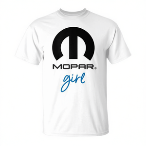 T-shirt à manches courtes blanc sous licence officielle Mopar Girl - Product Image 2