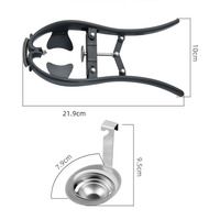 Nouvelle arrivée en acier inoxydable Egg Cracker Family Use Metal Egg Opener Tool