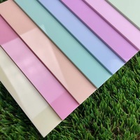 JERY Pastel Acrylic Plexiglass Macaron Colour Laser Engraving 12x16 Inch 300x400mm Mix Color Order Acrylic Sheet