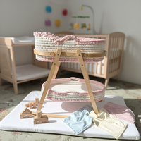 Panier à langer multifonctionnel en coton et soie de lait, écologique et moderne, tressé à la main, pour la décoration de la chambre de bébé, plateau de rangement pour chambre d'hôtel