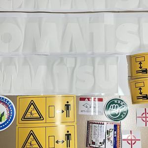 Oferta Especial: Pegatinas para Excavadoras, Adhesivos con Logotipo para Vehículos, Komatsu PC30MR-2 PC30UU-3 PC35MR-2 PC40MR-2 PC50MR-2 PC55MR-2 PC75UU - Product Image 3