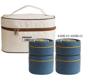 Lonchera Térmica para Niños, Lonchera Escolar Bento, Recipiente para Alimentos con Aislamiento al Vacío, Acero Inoxidable, Lonchera con Logotipo Personalizado - Product Image 3