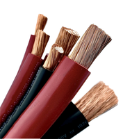 Cable de soldadura estándar IEC de 450/750V, 35 mm2, 70 mm2, 95 mm2, aislamiento de goma de cobre puro Flexible, Cable de núcleo único de soldadura MIG
