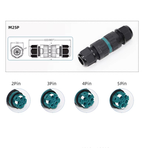M20 Push-Type Outdoor Waterproof <b>Connector</b> IP68 2/3P Lock-Free External Electrical Cable <b>Connector</b> <b>Quick</b> Junction Box - Product Image 4
