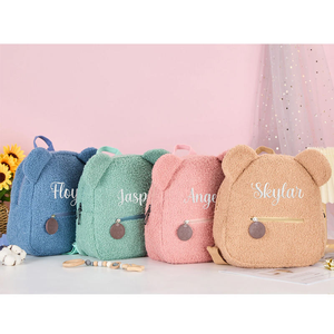 Sac à dos unisexe tendance Family <span class=keywords><strong>Gina</strong></span> avec bretelles arquées, en polyester recyclable et écologique, fermeture éclair - Product Image 5