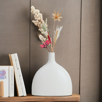 Vase en céramique nordique moderne glaçure givrée conception en porcelaine givrée style artificiel rustique traditionnel décoration de la maison utilisation de bureau