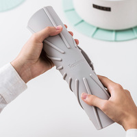 Sous-verre en silicone moderne et minimaliste pour cuisine, style Instagram, résistant à la chaleur, épais, pour tasses, table ou dessous de plat, modèle DMS1012
