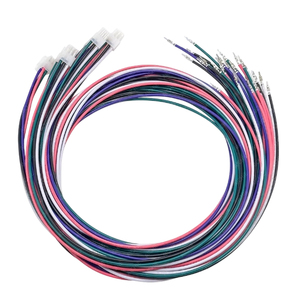 Kabel Terminal Konektor Molex 2*3pin Kustom dengan Selubung PVC, Konduktor Tembaga Telanjang, Kabel Harness Kontrol Industri untuk Robot Pengangkut - Product Image 2