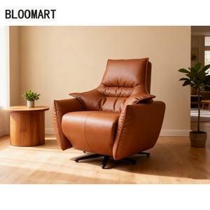 Ghế sofa thư giãn xoay điện đơn, da, có thể điều chỉnh, kiểu dáng mới, có đèn, dành cho phòng khách - Product Image 2