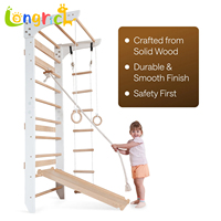 Cadre d'escalade intérieur/extérieur en demi-cercle pour enfants Toddler Montessori Swedish Ladder Australian Cat Mounted Frame Set for Kids