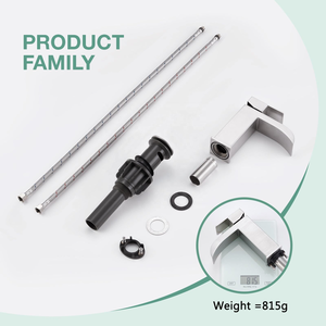 ก๊อกน้ำตกเดี่ยวสแตนเลส 304 หรูหราทันสมัยสำหรับอ่างล้างหน้า - Product Image 6