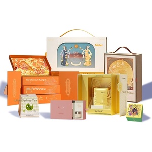 Custom Printed <b>Gift</b> <b>Boxes</b>: <b>White</b> Cardboard & Kraft Paper Folding Tuck Top Double Open Packaging - Product Image 1