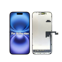 Écran OLED souple pour iPhone 16 Pro Max – Remplacement d'écran LCD, numériseur de téléphone, assemblage complet, testé QC, fournisseur (Pantalla)