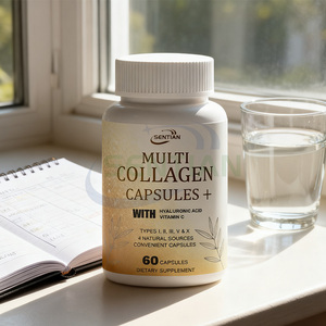 كبسولات ببتيدات الكولاجين المتعددة بعلامة تجارية خاصة، مكمل غذائي صحي للبالغين خالٍ من المواد المعدلة وراثياً - Product Image 3