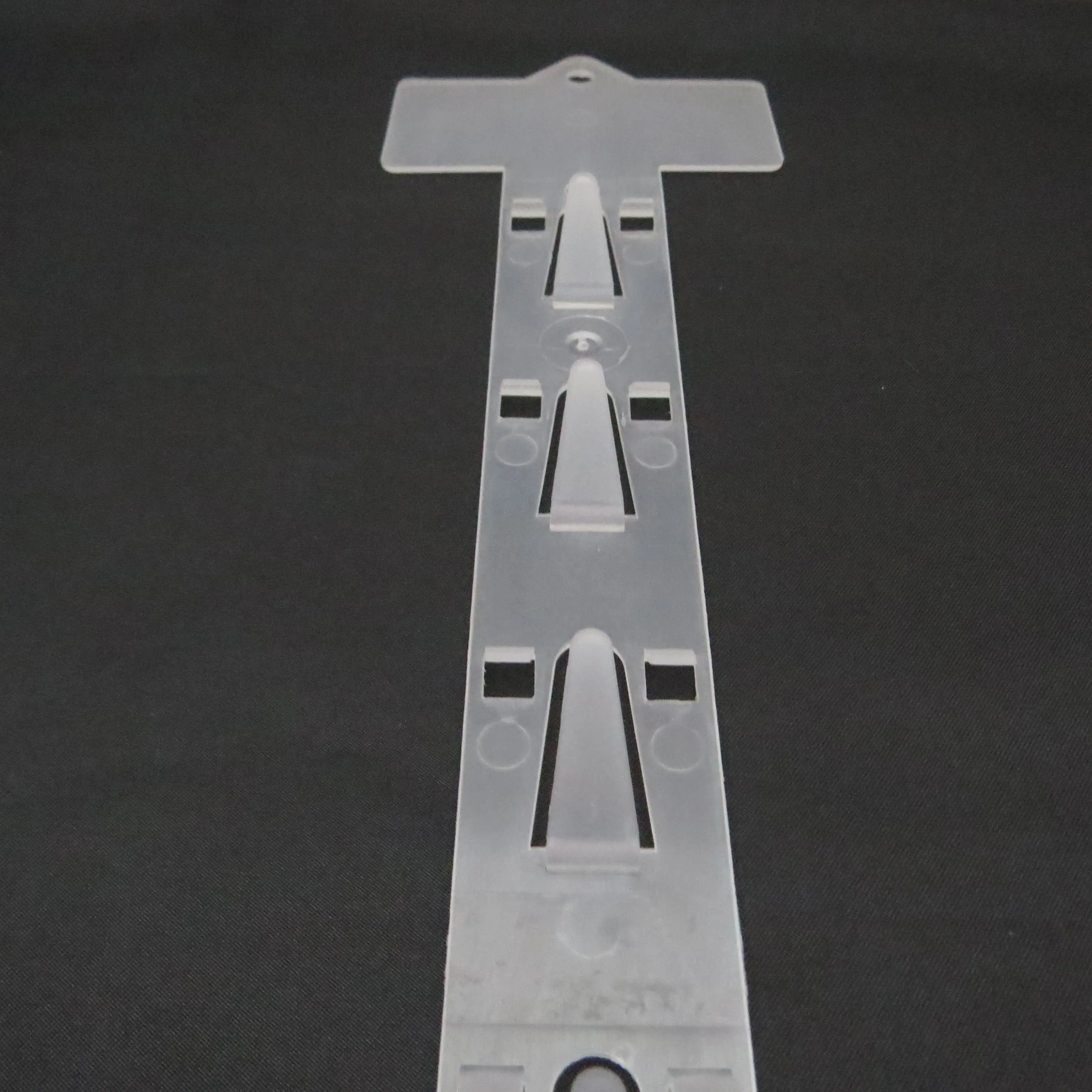 Groothandel Goedkoopste Prijs Transparante Display Opknoping Plastic Clip Strip
