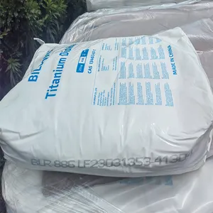 Bahan Mentah tingkat pelapis Titanium dioksida pigmen BLR-886 TIO2 Titanium dioksida untuk PVC plastik Masterbatch beras per ton