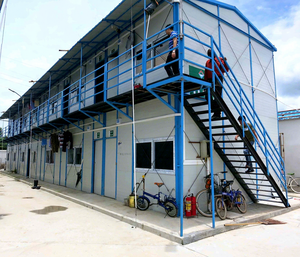 Bungalow préfabriqué en acier du Kenya, maisons économiques, maisons préfabriquées à plusieurs étages, démontables, modernes, plans d'étage de maisons préfabriquées à vendre - Product Image 1