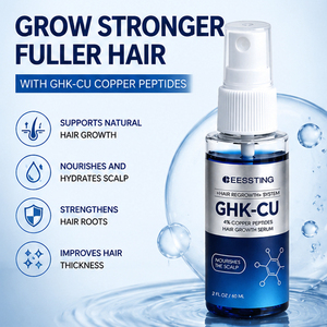 Suero para el Crecimiento del Cabello con Logotipo Personalizado, Cuidado del Cabello, Cabello Fino, Nutritivo, Anticaída, Restaura los Folículos Capilares, 4% de Péptidos de Cobre - Product Image 4