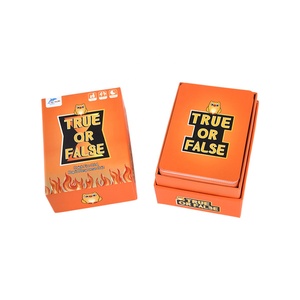 Juego de Tarjetas de Preguntas Educativas Personalizadas al por Mayor, Verdadero o Falso, para Fiestas Familiares, con Tarjetas de Información General - Product Image 6