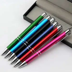 彩色便宜的金属铝笔与广告标志