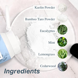 Label privé <span class=keywords><strong>bain</strong></span> corporel naturel à base <span class=keywords><strong>de</strong></span> plantes après-traitement contrôle des odeurs sueur absorber poudre <span class=keywords><strong>de</strong></span> dépoussiérage pour le corps des femmes - Product Image 5