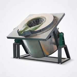 Four à induction inclinable à faible consommation d'énergie pour la ferraille d'aluminium et de cuivre avec isolation thermique avancée pour une consommation réduite - Product Image 1