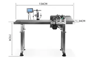 Prix d'usine en ligne TIJ Imprimante thermique Sac en plastique Impression de code à jet d'encre Machine de codage de date d'expiration