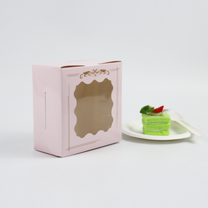 Boîte à Cupcakes et Boîte d'Emballage Transparent Luxe Satin Contient 6 Trous Rose Alimentaire Cajas Para Cupcakes Boîte à Gâteau avec Fenêtre Whi - Product Image 1