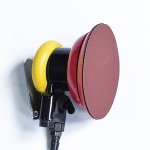 Disque de ponçage floqué personnalisé de 5 pouces avec dos adhésif, tampon de polissage rouge pour métaux - Product Image 2