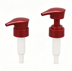 Entrega Rápida, Bomba Dosificadora de Loción Personalizada Roja de PP 33/410, 4.5cc, Antiderrames, para Botellas de Champú, Cosméticos y Jabón Corporal, Empaque en Cartón - Product Image 2
