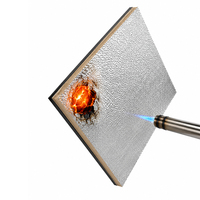 Panel de Aislamiento para Pisos, Resistente al Fuego, de Espuma Fenólica, Insonorizante, con Estructura Compuesta de Lámina de Aluminio