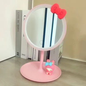 Sanrio <span class=keywords><strong>Hello</strong></span> <span class=keywords><strong>Kitty</strong></span> Escritorio Micro USB <span class=keywords><strong>Espejo</strong></span> cosmético Nuevo estilo Tercera <span class=keywords><strong>luz</strong></span> Relleno Lazy Beauty Mirror - Product Image 5