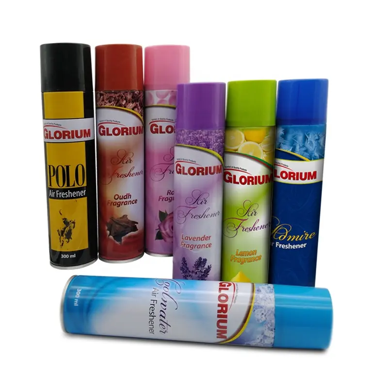 Ev kullanımı için Deodorant dağıtıcı Aerosol sprey kalıcı otomatik Glade hava spreyi dolum