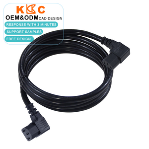 UL Listed C13 Angled Power Cord 90 Degree IEC Connector for Coffee Machine Rice Cooker Kitchen Appliance - Product Image 1
