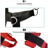 Sangles de cheville VIGFIT pour exercices de fessiers, de jambes et d'abducteurs, accessoires de machine à câble de résistance, couvre-chaussures, ceinture de traction, accessoire de salle de sport