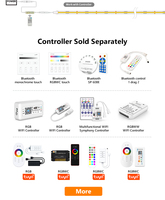 Bande LED Cob 528Leds/m 3000K-4500K-6500K Mono Couleur 12V 24V Lumière Flexible Uniforme 8mm Largeur PCB avec Corps en Cuivre
