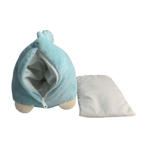 Animal en peluche dinosaure bleu ciel, coussin chauffant en peluche micro-ondable pour crampes, soulagement du stress de la douleur, coucher des femmes et des enfants - Product Image 4